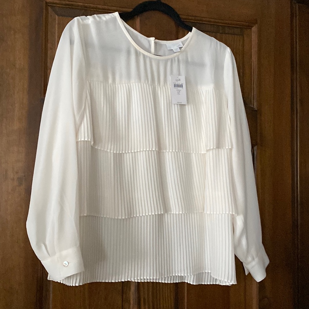 NWT Cream Blouse by J Jill